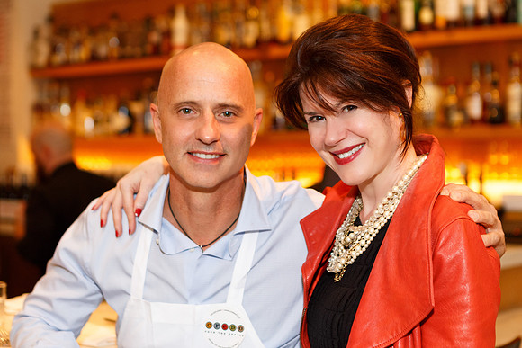 Brian Boitano and Elaine Mellils